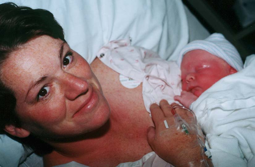 [You sure make beautiful babies, my beautiful wife!]
