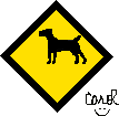 Dog Safety Sign