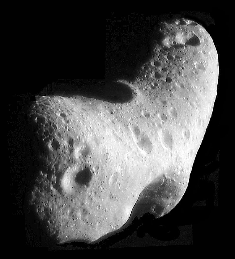 Asteroid 433 Eros viewed on approach