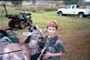 Brandon with his first deer