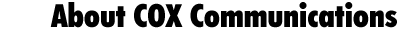 about cox communications