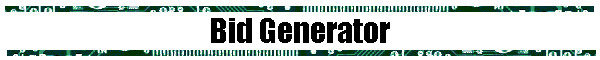 Bid Generator