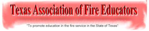 [Texas Association of Fire Educators  logo]