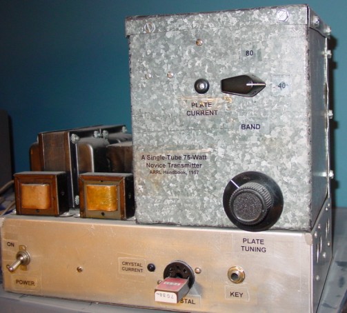 Novice transmitter from 57 Handbook