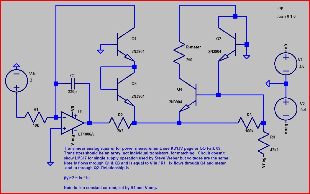 LTSpice circuit Image of circuit from LTSpice